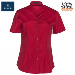 BLUSA CUELLO MAO MUJER M/CORTA