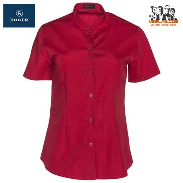 blusa cuello mao mujer m/corta 3