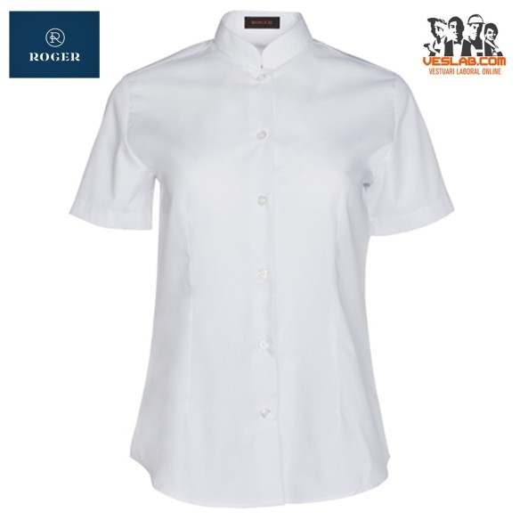 blusa cuello mao mujer m/corta 4