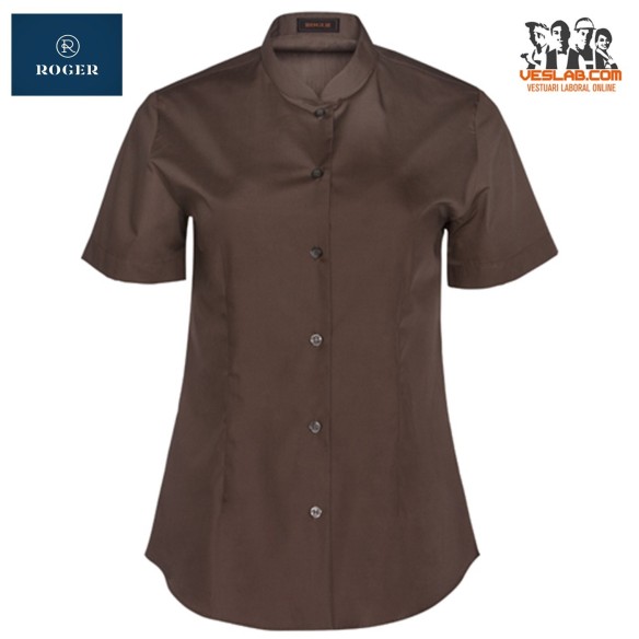 blusa cuello mao mujer m/corta 1