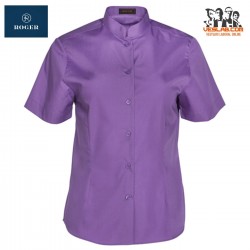 blusa cuello mao mujer m/corta 8