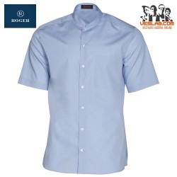 camisa cuello mao hombre manga corta roger 1