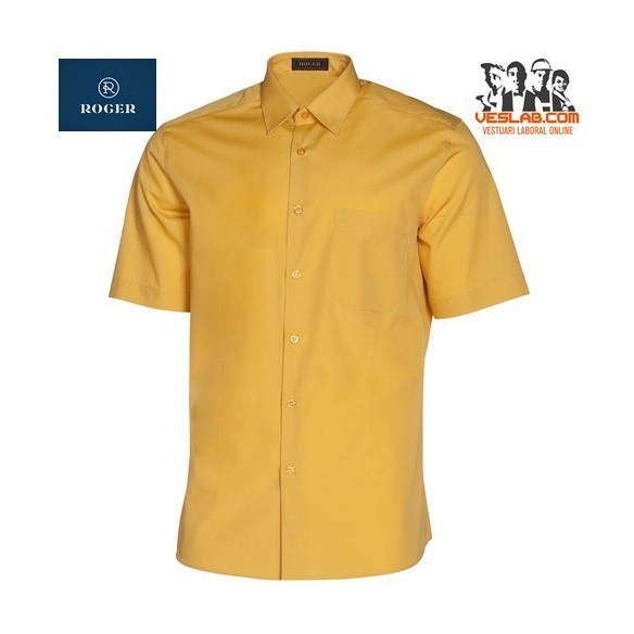 camisa hombre manga corta roger 10