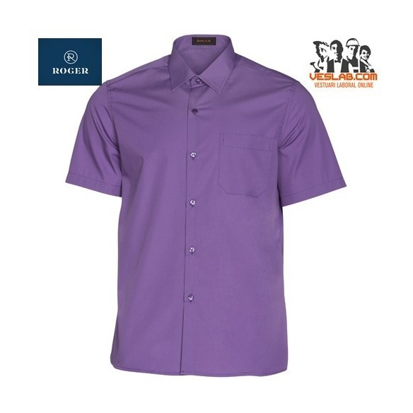 camisa hombre manga corta roger 16