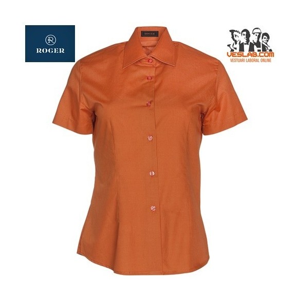 CAMISA SENYORA DE MÀNIGA CURTA