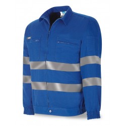 BLOUSON BLEU COTON 245 grs....