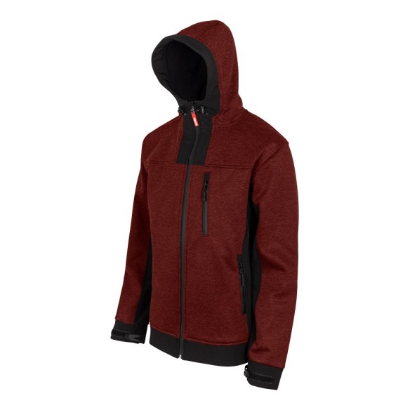 cazadora soft shell bicolor con capucha 4