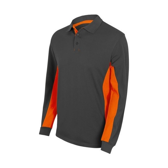 POLO BICOLOR MÀNIGA LLARGA