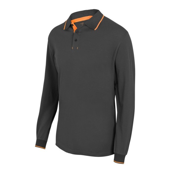 POLO BICOLOR MÀNIGA LLARGA