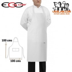 PETO COCINA BIG APRON WHITE