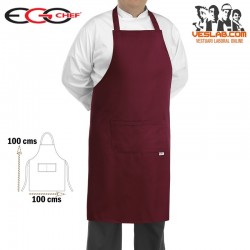 peto cocina big apron brown 1