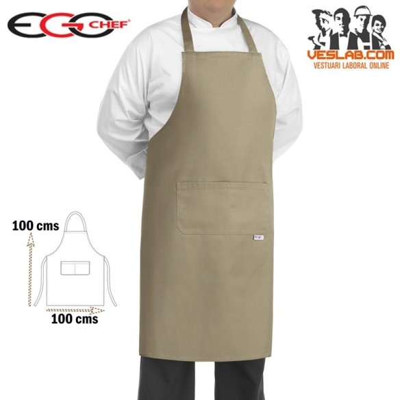 peto cocina big apron kaki 1