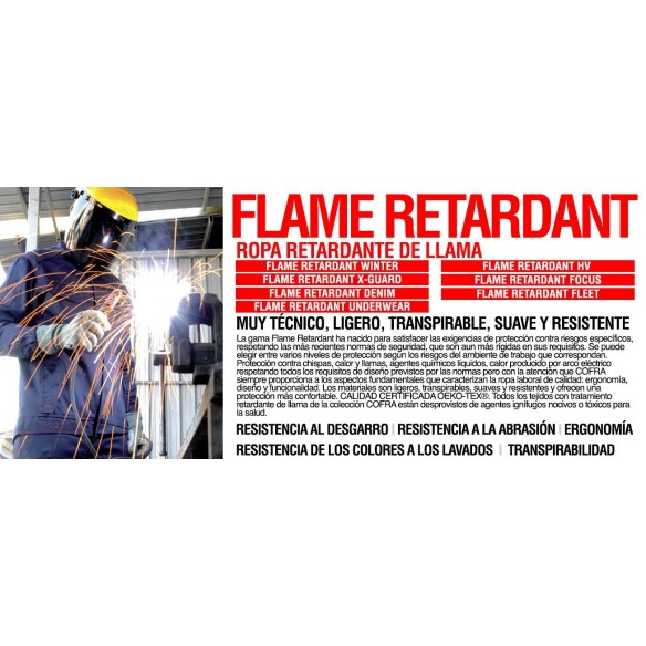 JEANS COFRA ANES RETARDANT DE FLAME