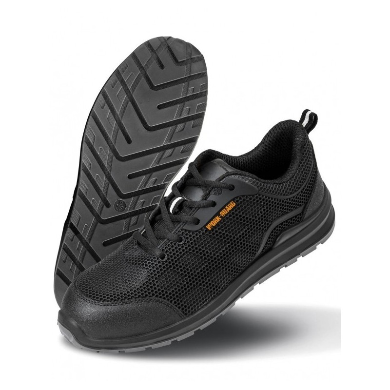 WORK-GUARD BLACK SAFETY SHOES