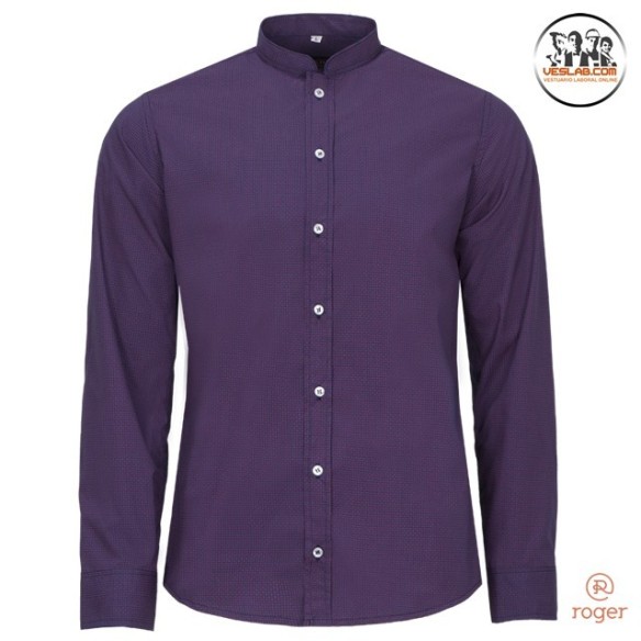 CAMISA COLL MAO ESTAMPADA MÀNIGA LLARGA