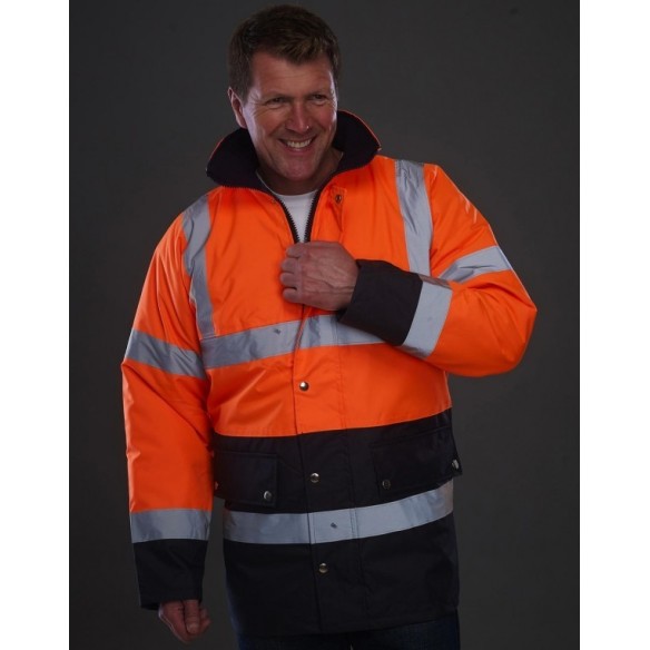VESTE DE SÉCURITÉ BICOLOR FLUO