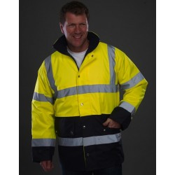 JAQUETA SEGURETAT BICOLOR FLUO