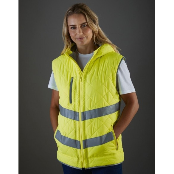 chaleco con capucha fluo kensington 3