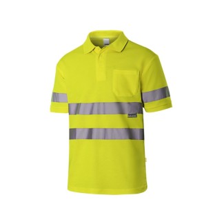 Cotton polo Short Sleeve High Visibility 2