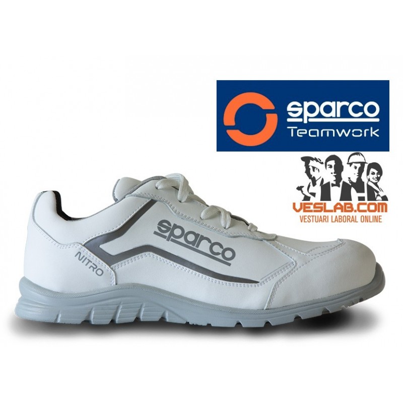 SPARCO TEAMWORK NITRO S3 SRC SAFETY BOOTS WHITE