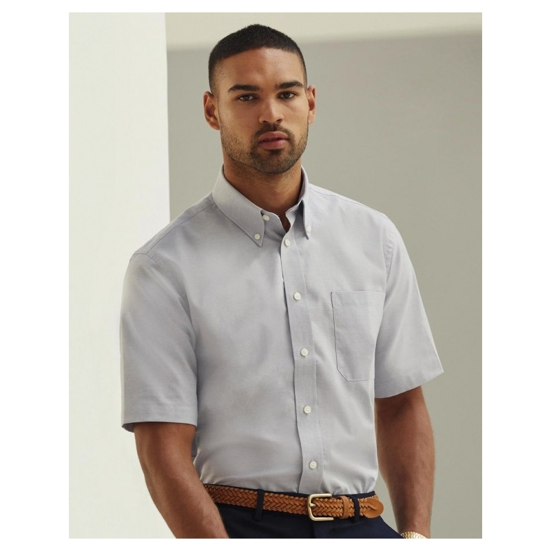 camisa oxford manga corta hombre 1