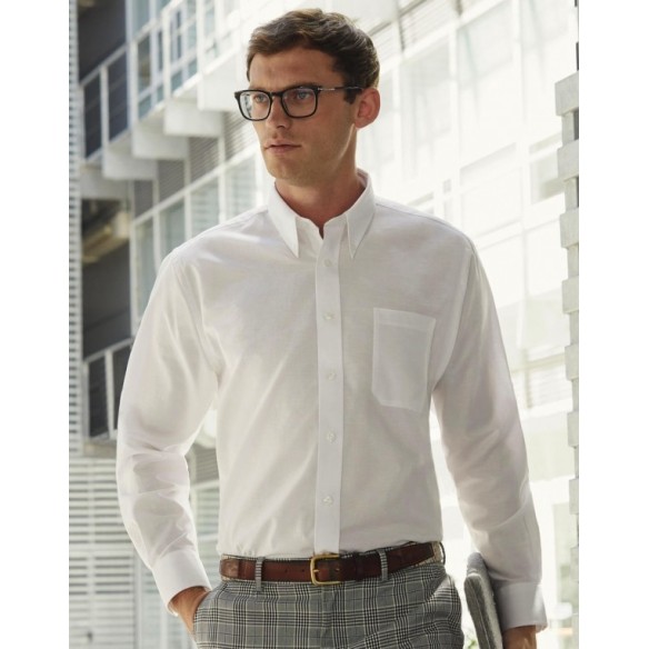 camisa oxford manga larga hombre 2