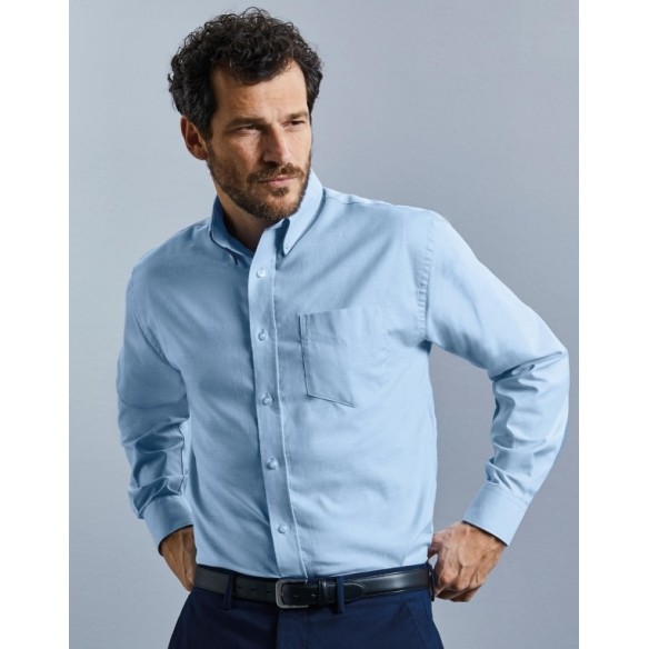 camisa oxford manga larga hombre 1