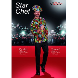 JAQUETA CUINA FANTASY PEACE & LOVE 2