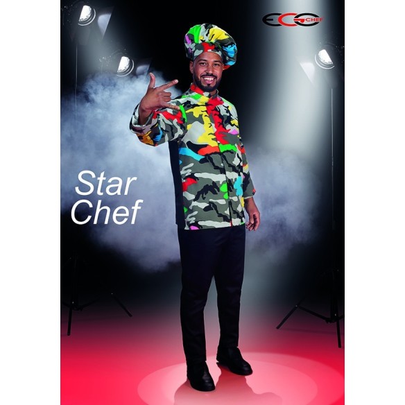 VESTE CUISINE FANTASY CAMOUFLAGE