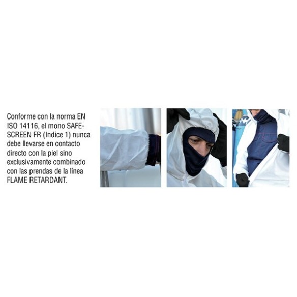 SAFE_SCREEN FR DISPOSABLE SUIT