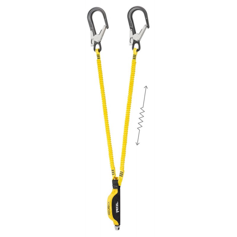 AMARRE ANTICAIDAS PETZL ABSORBICA -Y MGO 80 cms.