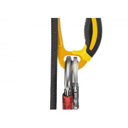 Handled rope clamp for rope ascents