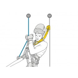 absorbedor de energía petzl asap'sorber 20 cms. 2