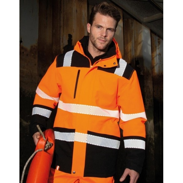softshell impermeable de alta visibilidad 4