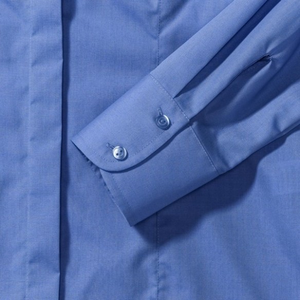 CHEMISE POPELINE MANCHE LONGUES FEMME