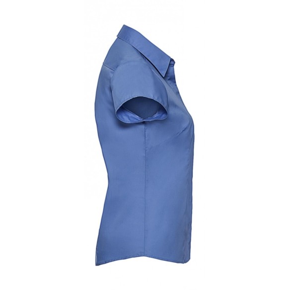 CHEMISE POPELINE MANCHE COURTE FEMME