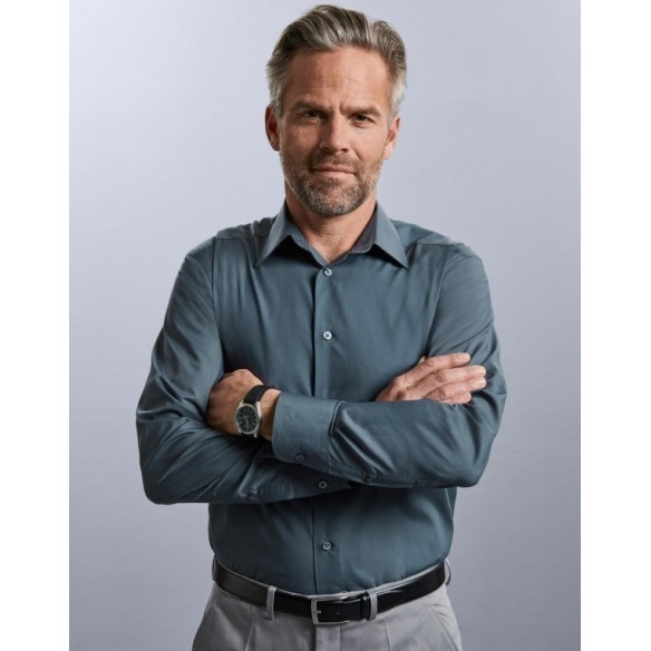 CHEMISE POPELINE MANCHE LONGUE HOMME