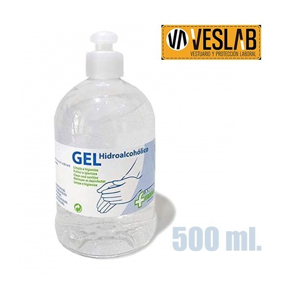 HIDROALCOHOLIC GEL 500 ml.