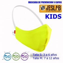 máscara de prevencion 5 capas kids 1