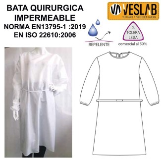 ROBE PLASTIFIÉE CHIRURGICALE