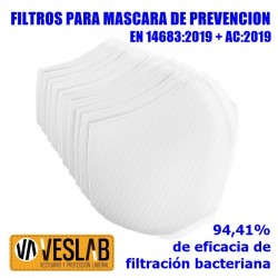 filtros para máscara de prevencion (30 uds.) 1