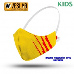 máscara de prevencion 5 capas kids línea zarpa 1