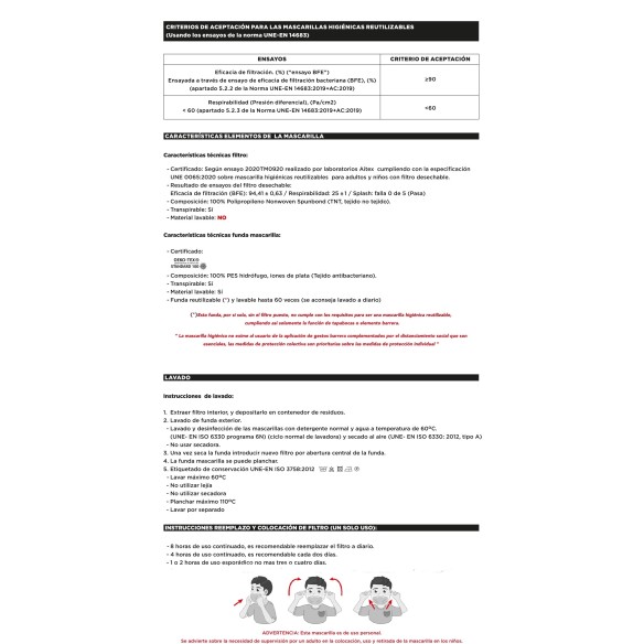 máscara de prevencion 5 capas panots gris claro 5