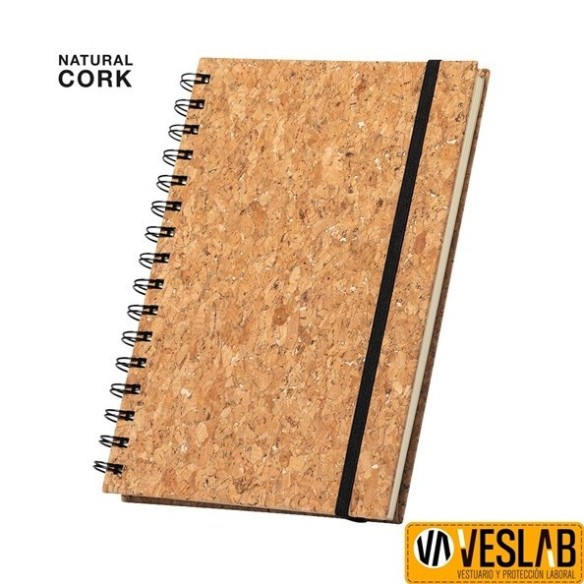 libreta corcho natural 1