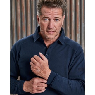 sudadera con cuello polo 1