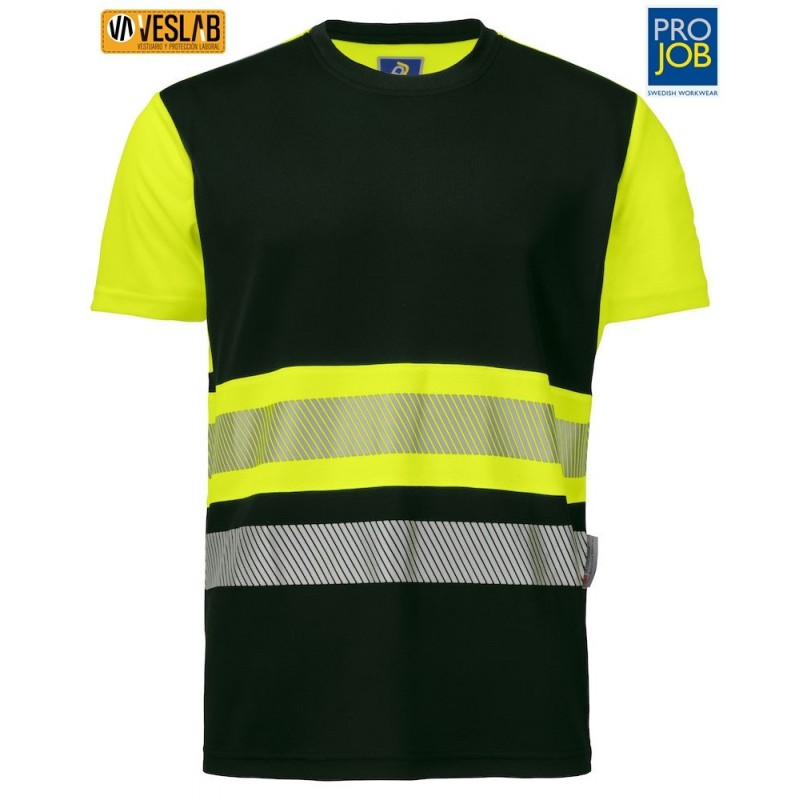 T-SHIRT HAUTE VISIBILITÉ EN ISO 20471 CLASE 1