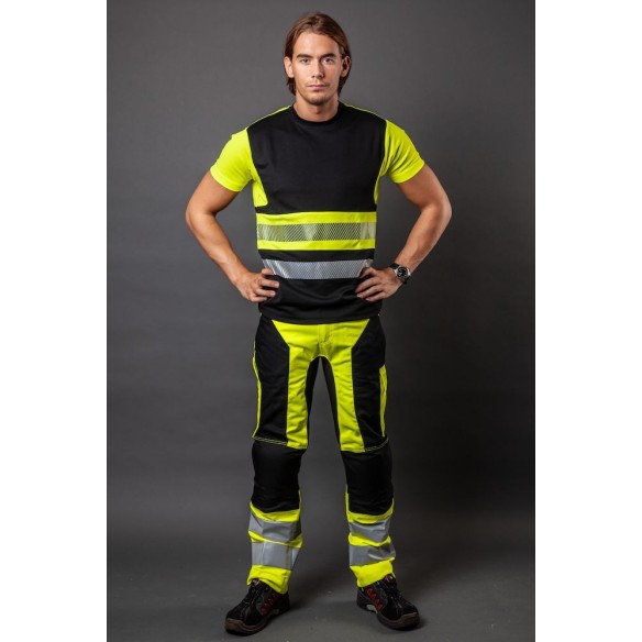 camiseta alta visibilidad en iso 20471 clase 1 7