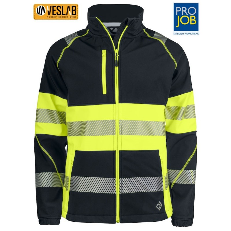 EN ISO 20471 CLASS 1 HIGH VISIBILITY SOFTSHELL
