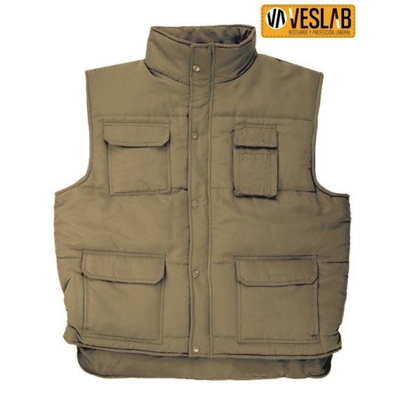 chaleco multibolsillos acolchado 7