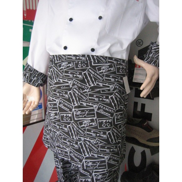  DELANTAL CORTO ESTAMPADO